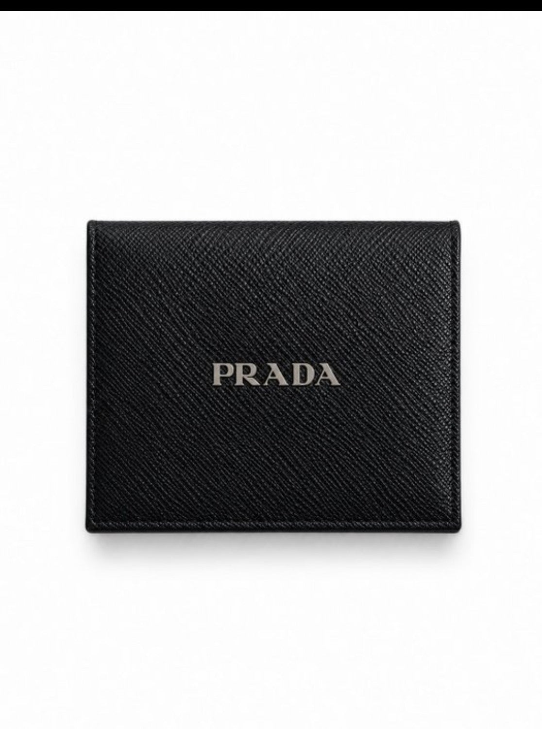 Prada Saffiano Metal Kartenetui Rot | Vintage Cardholder
